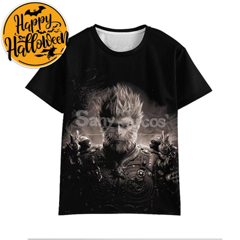 【In Stock】Game Black Myth Wukong Cosplay T-Shirt Costume Costumes