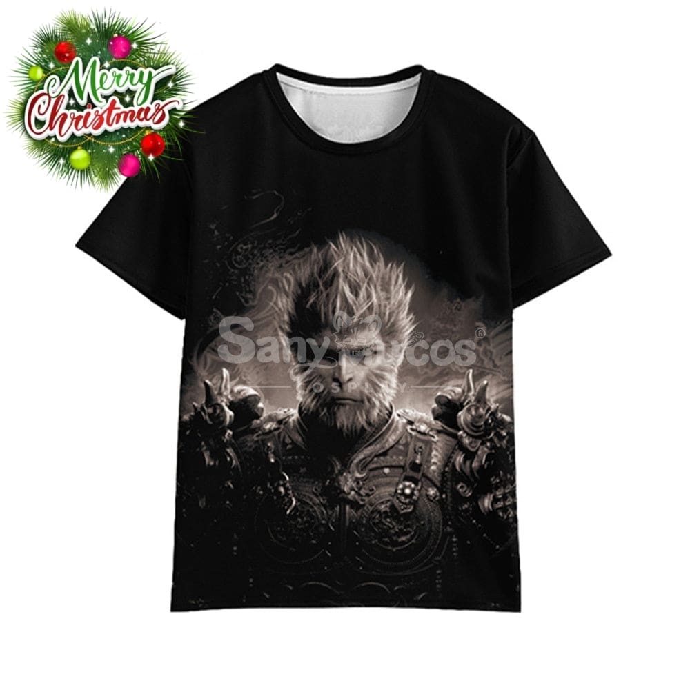 【In Stock】Game Black Myth Wukong Cosplay T-Shirt Costume Costumes