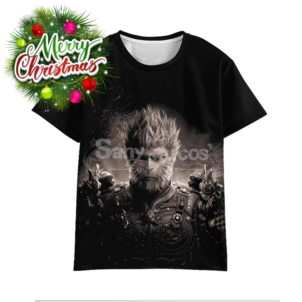 【In Stock】Game Black Myth Wukong Cosplay T-Shirt Costume Costumes