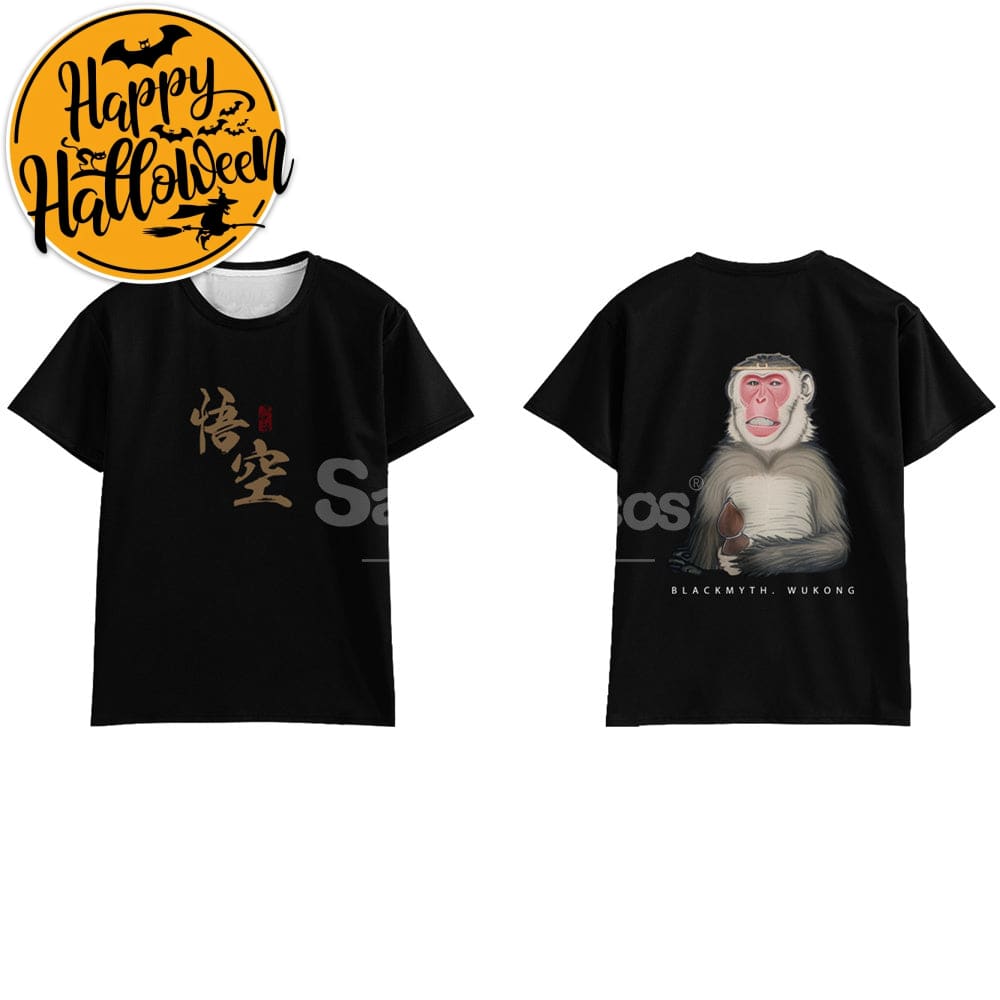 【In Stock】Game Black Myth Wukong Cosplay T-Shirt Costume Costumes