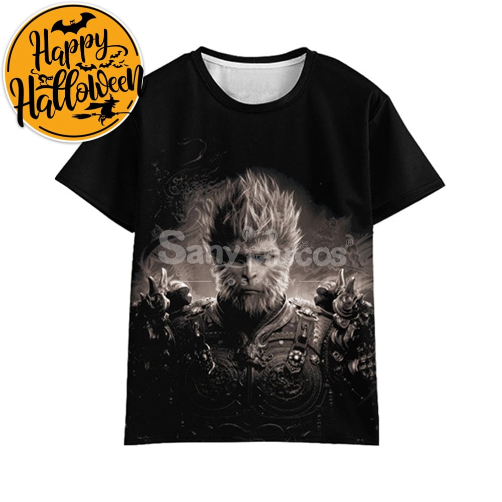【In Stock】Game Black Myth Wukong Cosplay T-Shirt Costume Costumes
