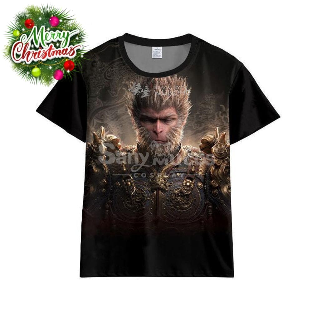 【In Stock】Game Black Myth Wukong Cosplay T-Shirt Costume Costumes