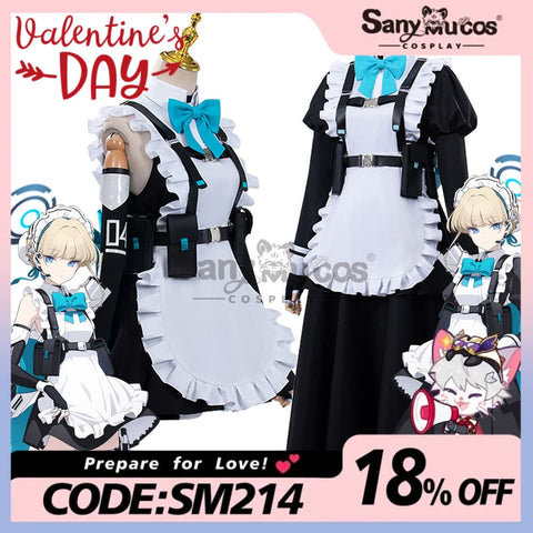 【In Stock】Game Blue Archive Cosplay Asuma Toki Maid Suit Costume Costumes