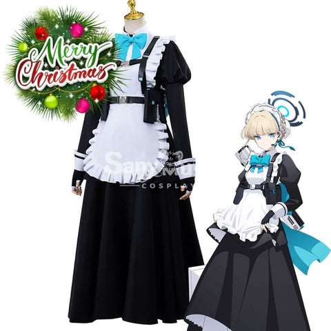 【In Stock】Game Blue Archive Cosplay Asuma Toki Maid Suit Costume Long Sleeve / S Costumes