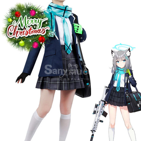 【In Stock】Game Blue Archive Cosplay Sunaookami Shiroko Costume Plus Size Costumes