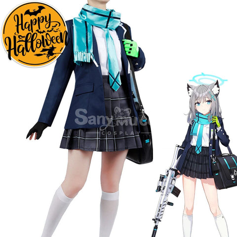 【In Stock】Game Blue Archive Cosplay Sunaookami Shiroko Costume Plus Size Costumes