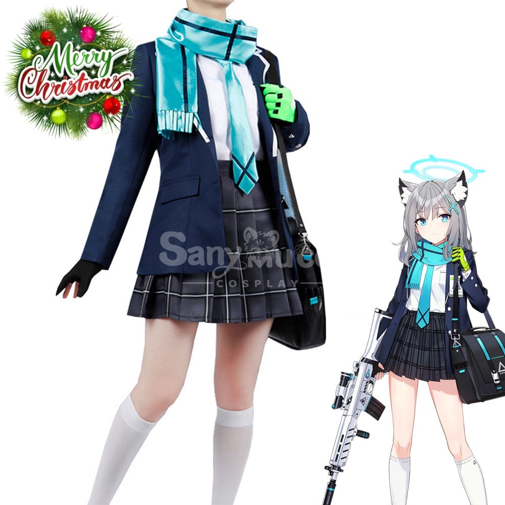【In Stock】Game Blue Archive Cosplay Sunaookami Shiroko Costume Plus Size Costumes