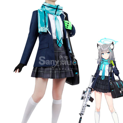 【In Stock】Game Blue Archive Cosplay Sunaookami Shiroko Costume Plus Size Costumes