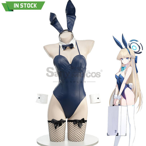 【In Stock】Game Blue Archive Cosplay Toki Black Bunny Girl Costume Costumes