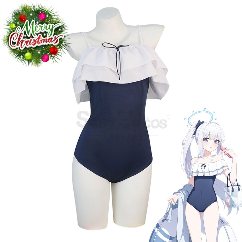 【In Stock】Game Blue Archive Cosplay Tsukiyuki Miyako (Swimsuit Ver.) Costume Plus Size Costumes