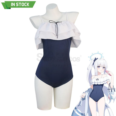 【In Stock】Game Blue Archive Cosplay Tsukiyuki Miyako (Swimsuit Ver.) Costume Plus Size Costumes