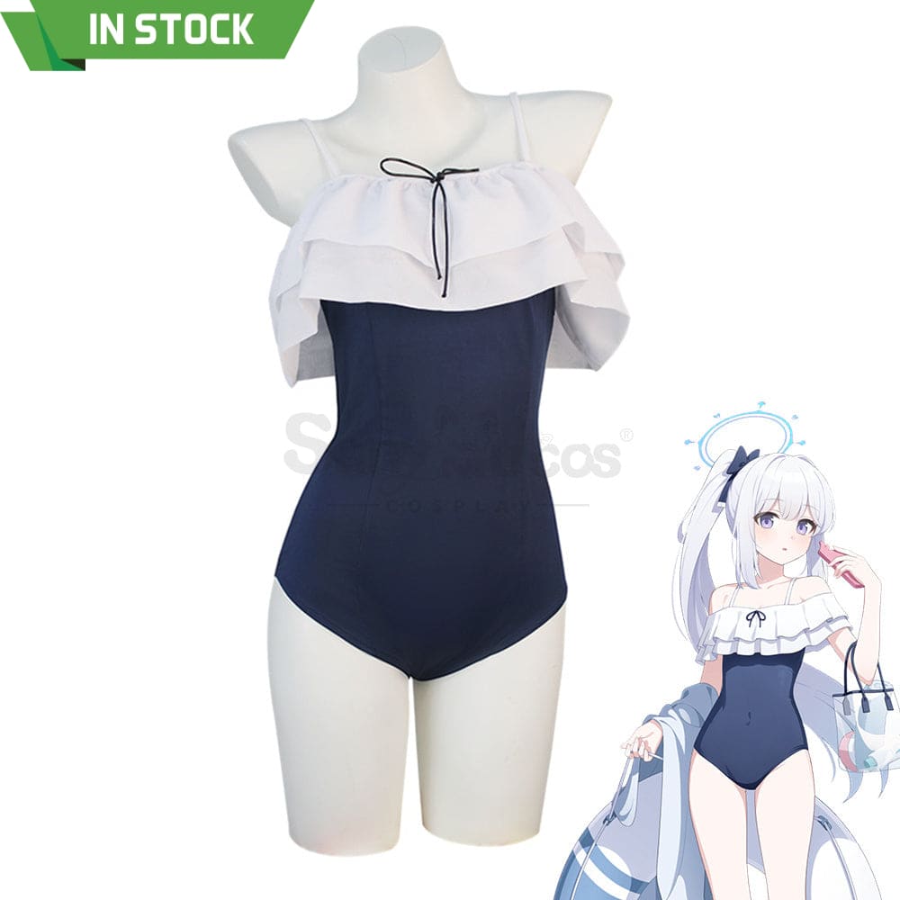 【In Stock】Game Blue Archive Cosplay Tsukiyuki Miyako (Swimsuit Ver.) Costume Plus Size Costumes