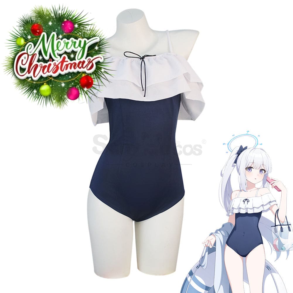 【In Stock】Game Blue Archive Cosplay Tsukiyuki Miyako (Swimsuit Ver.) Costume Plus Size Costumes