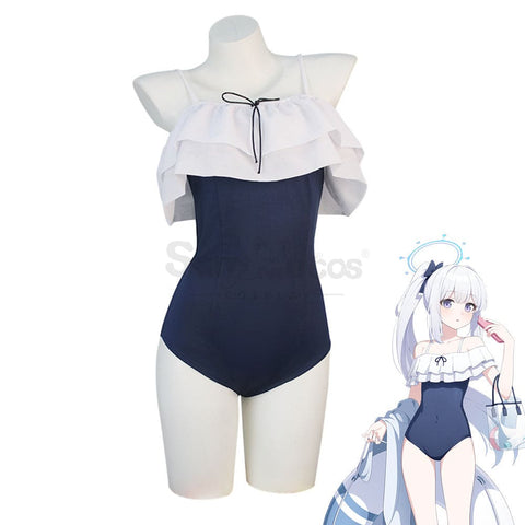 【In Stock】Game Blue Archive Cosplay Tsukiyuki Miyako (Swimsuit Ver.) Costume Plus Size Costumes