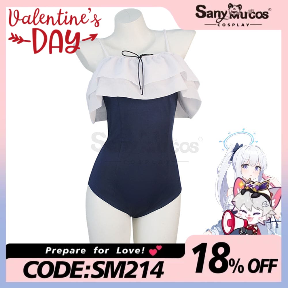 【In Stock】Game Blue Archive Cosplay Tsukiyuki Miyako (Swimsuit Ver.) Costume Plus Size Costumes