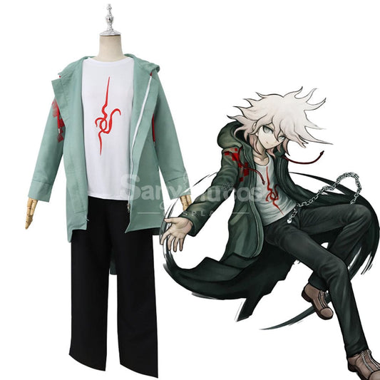 【In Stock】Game Danganronpa 2 Cosplay Nagito Komaeda Costume Costumes 1000