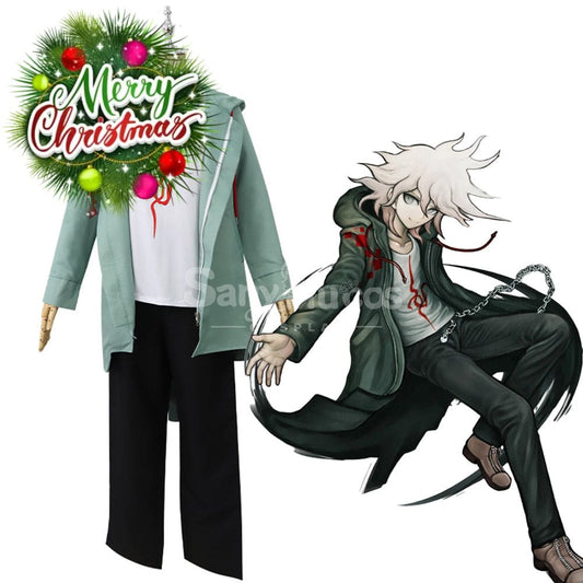 【In Stock】Game Danganronpa 2 Cosplay Nagito Komaeda Costume Costumes 1000