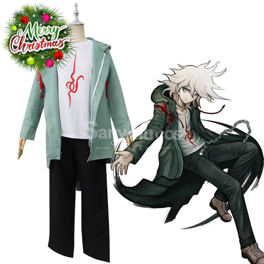【In Stock】Game Danganronpa 2 Cosplay Nagito Komaeda Costume Costumes 1000