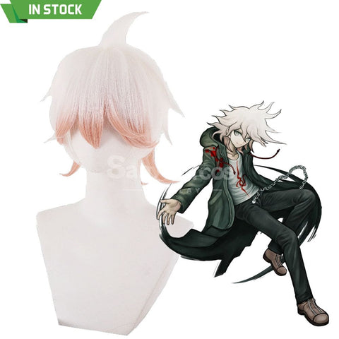 【In Stock】Game Danganronpa 2 Cosplay Nagito Komaeda Wig Wigs