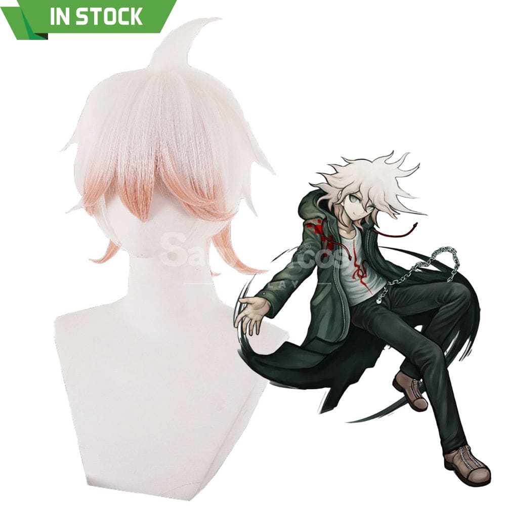 【In Stock】Game Danganronpa 2 Cosplay Nagito Komaeda Wig Wigs