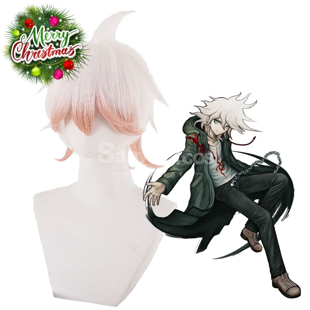 【In Stock】Game Danganronpa 2 Cosplay Nagito Komaeda Wig Wigs