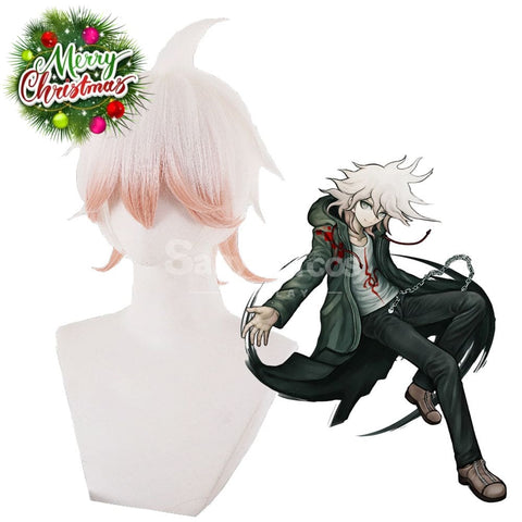 【In Stock】Game Danganronpa 2 Cosplay Nagito Komaeda Wig Wigs
