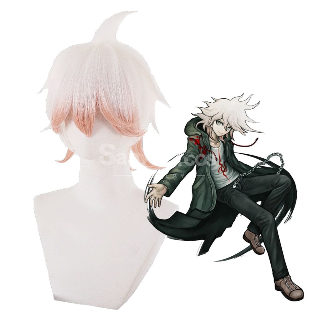 【In Stock】Game Danganronpa 2 Cosplay Nagito Komaeda Wig Wigs