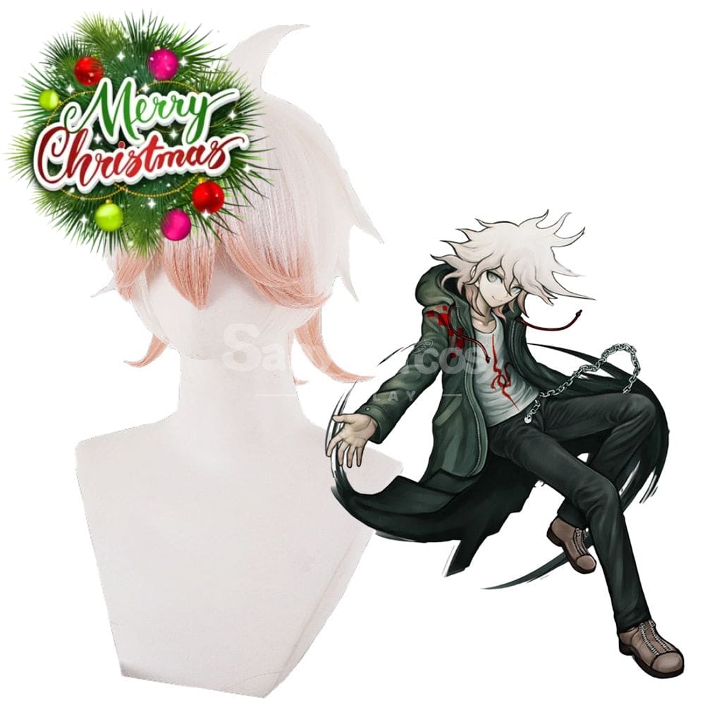 【In Stock】Game Danganronpa 2 Cosplay Nagito Komaeda Wig Wigs