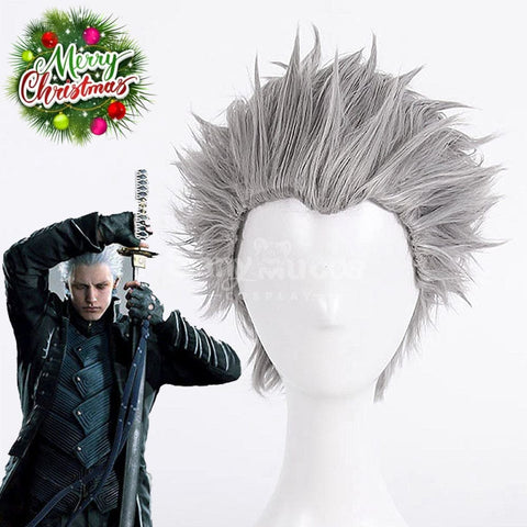 【In Stock】Game Devil May Cry 5 Cosplay Vergil Cosplay Wig Cosplay Wigs