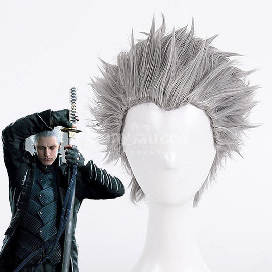 【In Stock】Game Devil May Cry 5 Cosplay Vergil Cosplay Wig Cosplay Wigs 1000