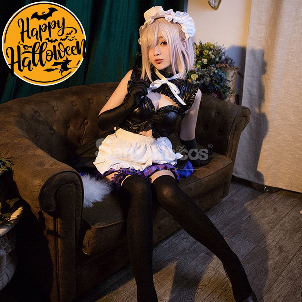 【In Stock】Game Fate Grand Order Cosplay Maid Mash Kyrielight Costume Costumes