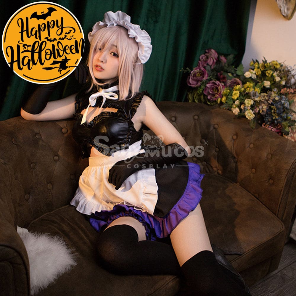 【In Stock】Game Fate Grand Order Cosplay Maid Mash Kyrielight Costume Costumes