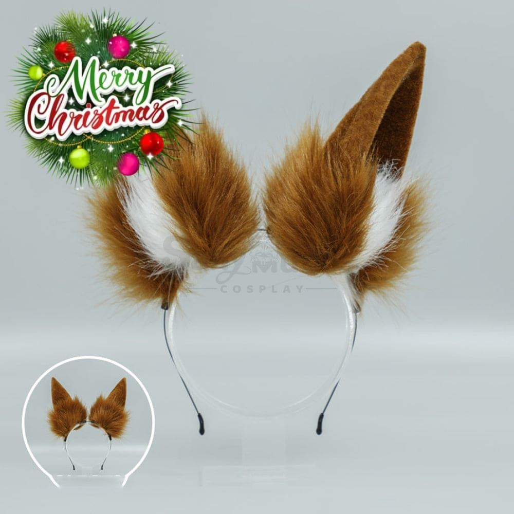 【In Stock】Game Fate Grand Order Cosplay Tamamo Cat Hairband Props Brown Prop