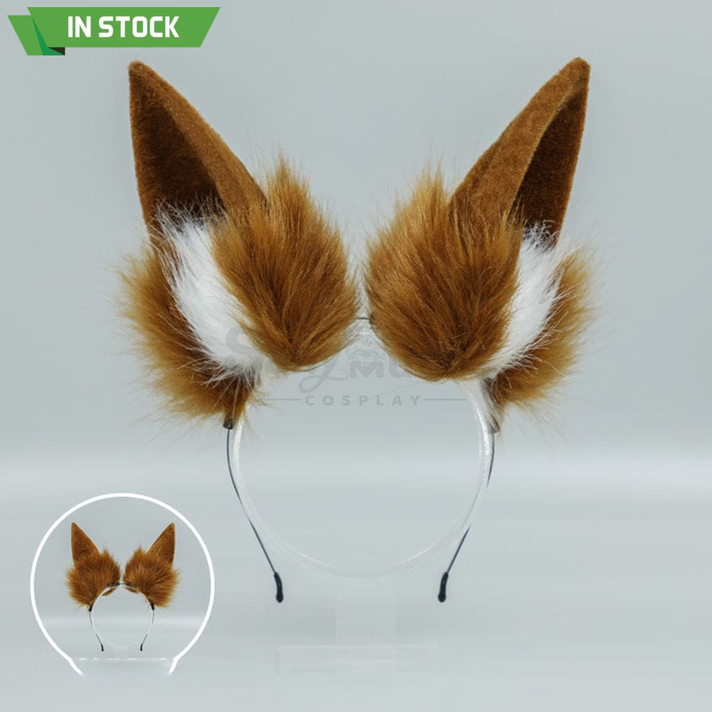 【In Stock】Game Fate Grand Order Cosplay Tamamo Cat Hairband Props Brown Prop