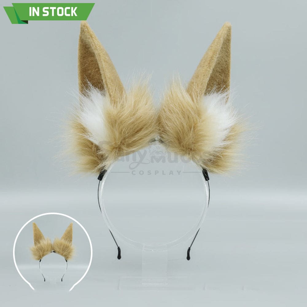 【In Stock】Game Fate Grand Order Cosplay Tamamo Cat Hairband Props Light Tan Prop