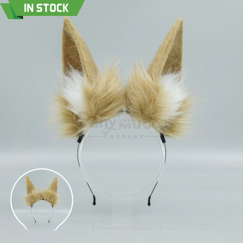 【In Stock】Game Fate Grand Order Cosplay Tamamo Cat Hairband Props Light Tan Prop