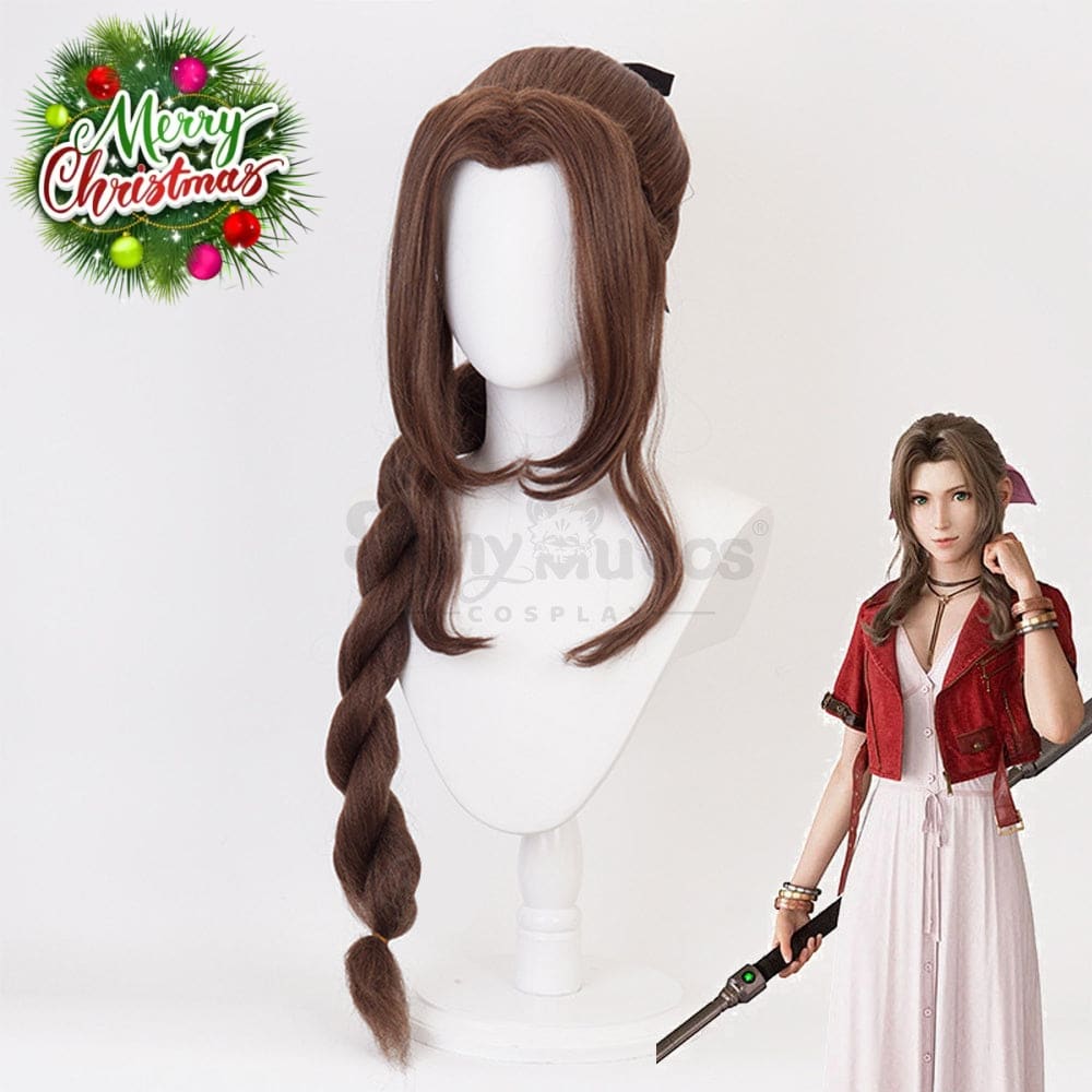 Game Final Fantasy Vii Cosplay Aerith Gainsborough Wig Wigs