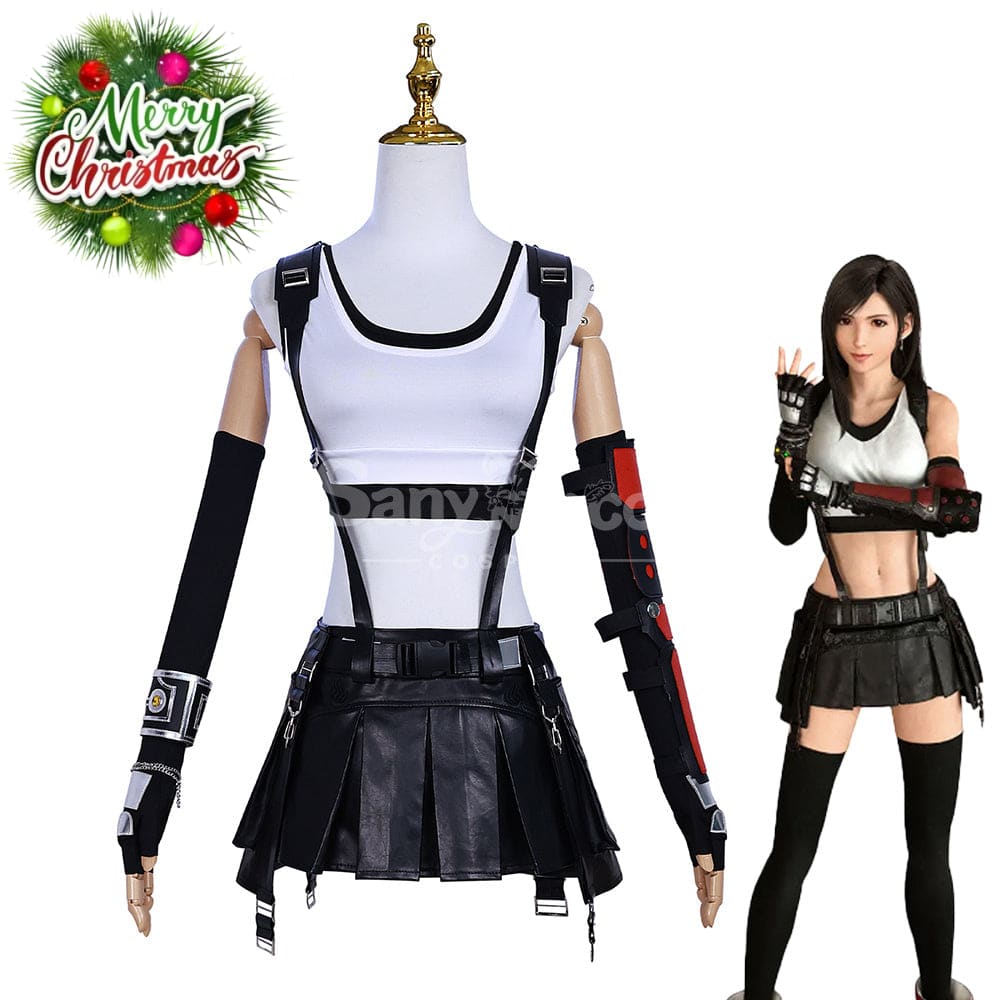 【In Stock】Game Final Fantasy Vii Remake Cosplay Tifa Lockhart Costume Costumes