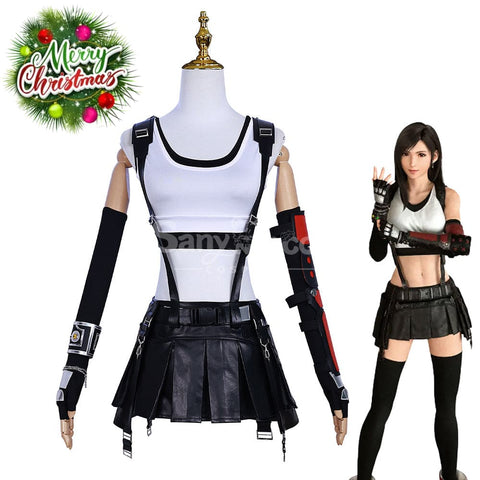 【In Stock】Game Final Fantasy Vii Remake Cosplay Tifa Lockhart Costume Costumes