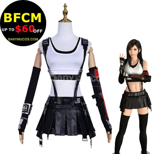 【In Stock】Game Final Fantasy Vii Remake Cosplay Tifa Lockhart Costume Costumes 1000