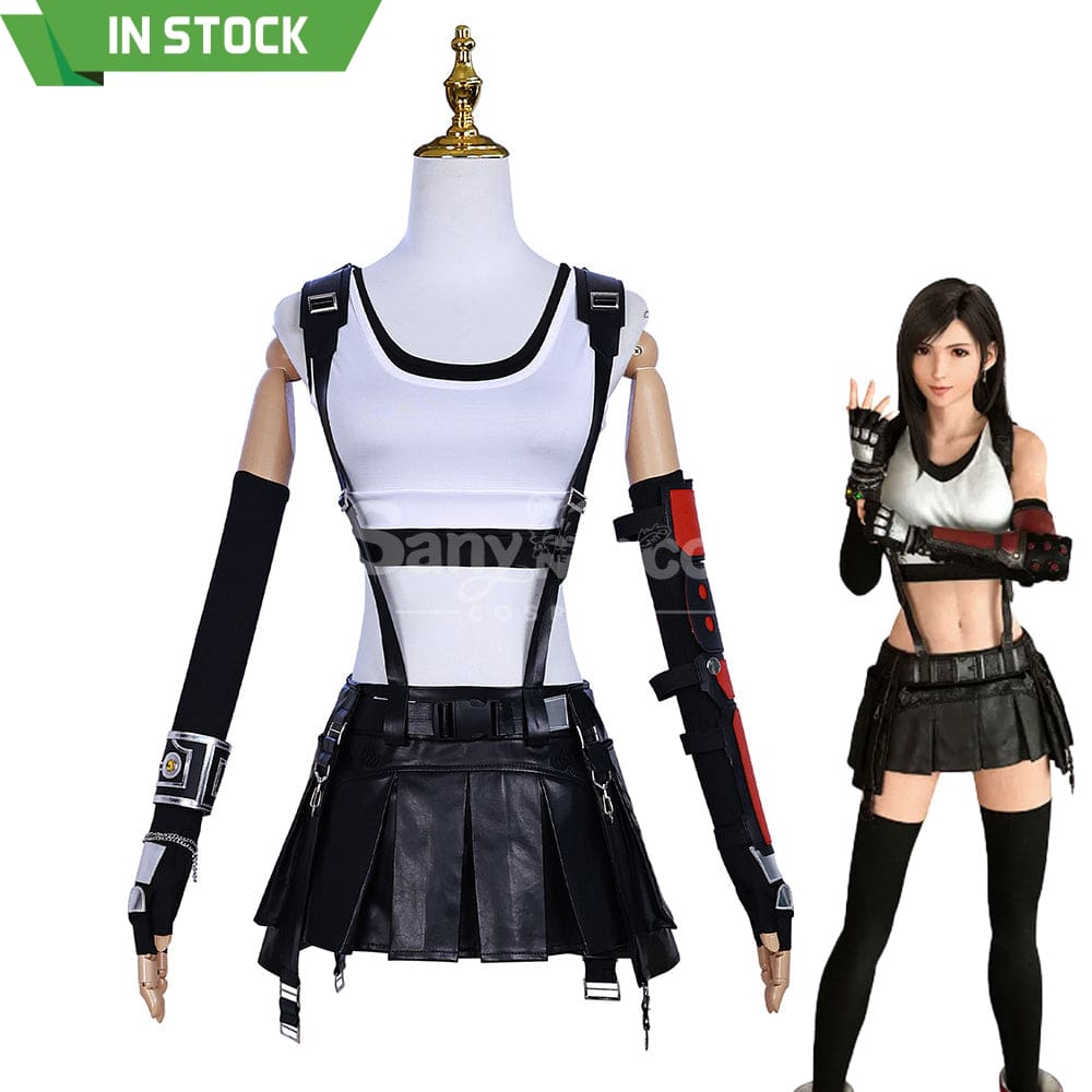 【In Stock】Game Final Fantasy Vii Remake Cosplay Tifa Lockhart Costume Costumes