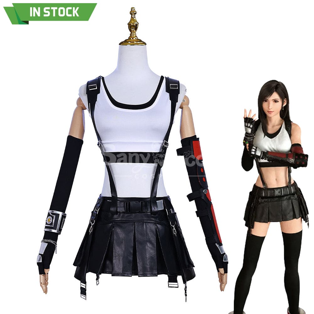 【In Stock】Game Final Fantasy Vii Remake Cosplay Tifa Lockhart Costume Costumes