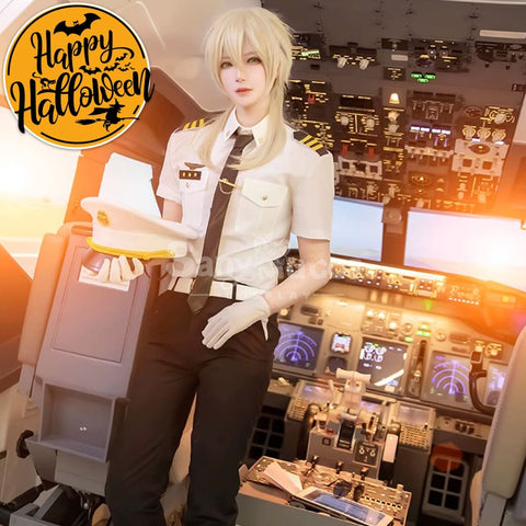 【In Stock】Game For All Time Cosplay Alkaid Captain Uniform Costume Costumes