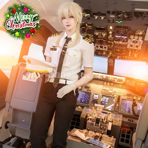 【In Stock】Game For All Time Cosplay Alkaid Captain Uniform Costume Costumes