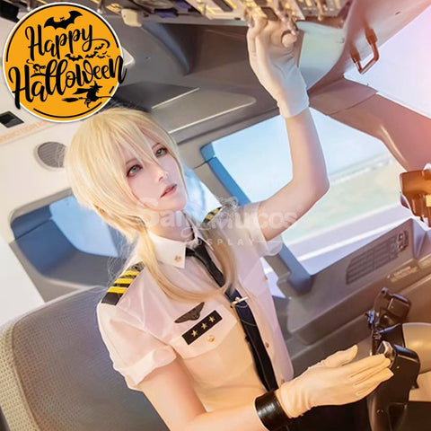 【In Stock】Game For All Time Cosplay Alkaid Captain Uniform Costume Costumes