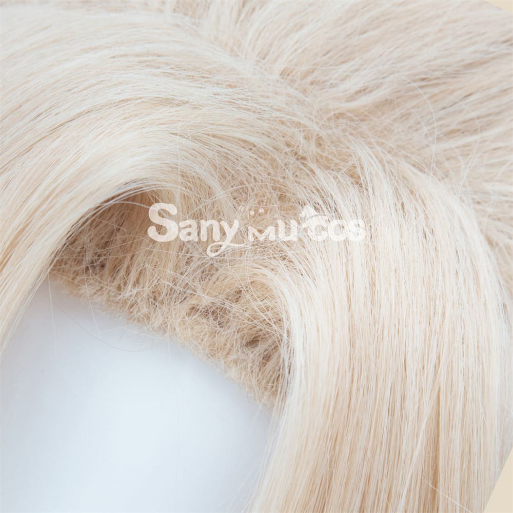 Game Genshin Impact Albedo Cosplay Wig Light Brown Wig