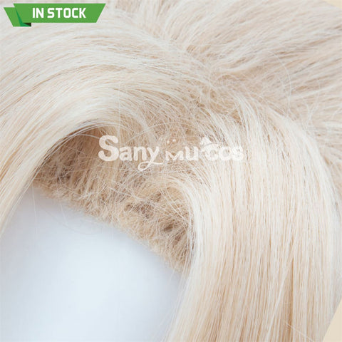 Game Genshin Impact Albedo Cosplay Wig Light Brown Wig