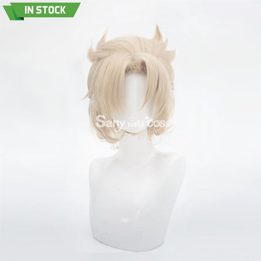 Game Genshin Impact Albedo Cosplay Wig Light Brown Wig 1000