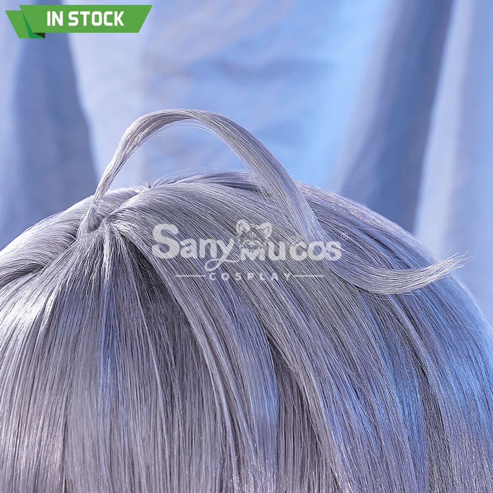 【In Stock】Game Genshin Impact Alhaitham Silver Gradient Short Cosplay Wig Wigs