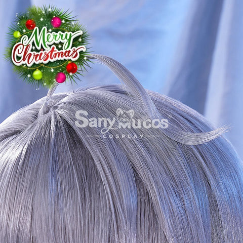 【In Stock】Game Genshin Impact Alhaitham Silver Gradient Short Cosplay Wig Wigs